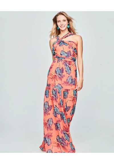 VESTIDO LARGO ESTAMPADO