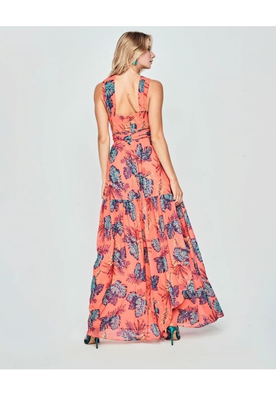 VESTIDO LARGO ESTAMPADO