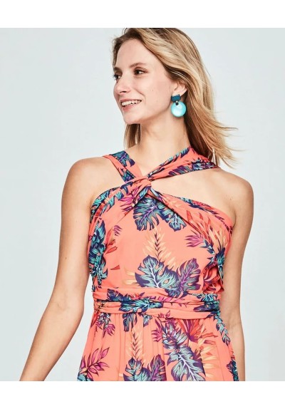 VESTIDO LARGO ESTAMPADO