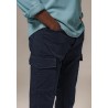 PANTALÓN CARGO AZUL