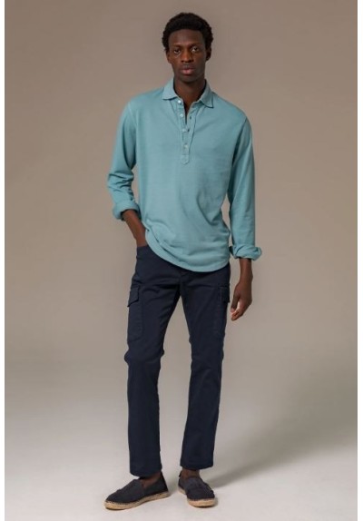 PANTALÓN CARGO AZUL