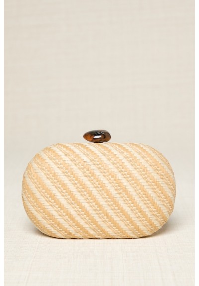CLUTCH OVALADO RAFIA