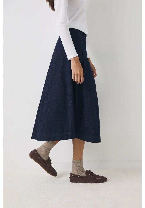 FALDA MIDI DENIM PHOENIX