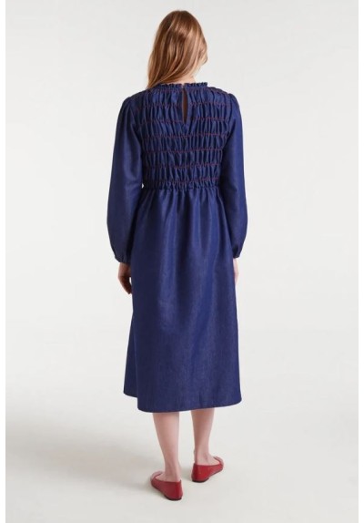 VESTIDO MIDI CHAMBRAY