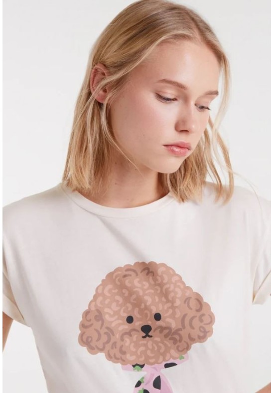 CAMISETA PRINT CANICHE