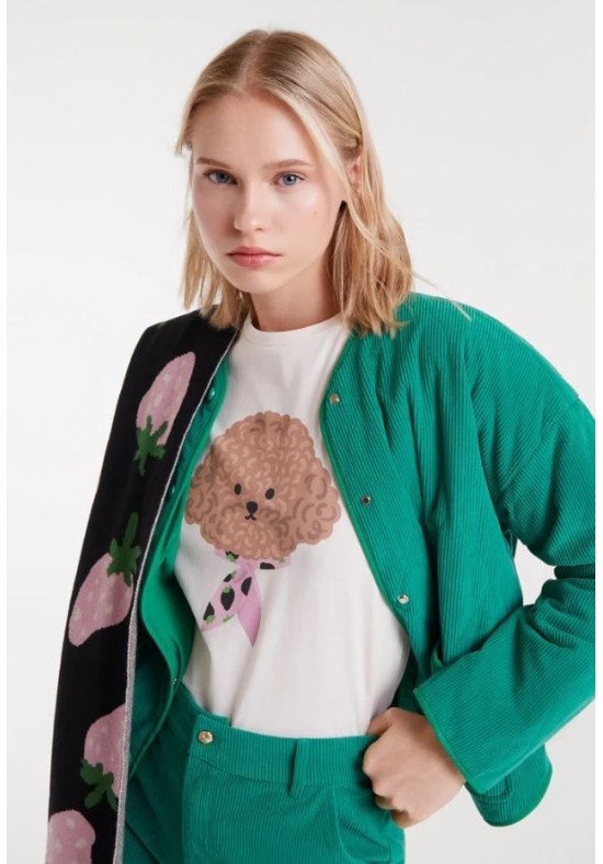 CAMISETA PRINT CANICHE