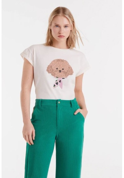 CAMISETA PRINT CANICHE