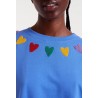 SUDADERA PRINT CORAZONES