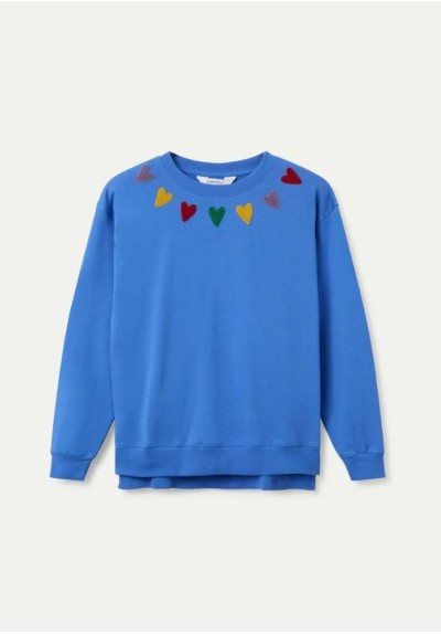 SUDADERA PRINT CORAZONES