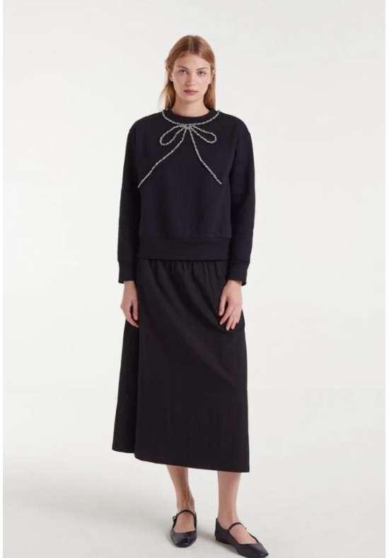 SUDADERA CUELLO LAZO