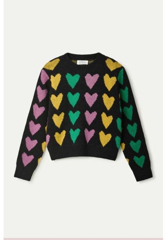 JERSEY ESTAMPADO CORAZONES