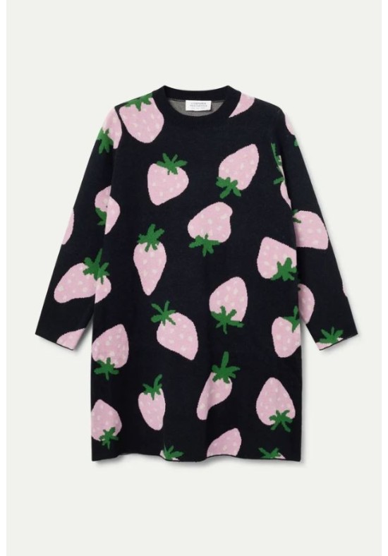 VESTIDO ESTAMPADO FRESAS