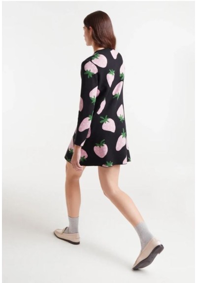 VESTIDO ESTAMPADO FRESAS