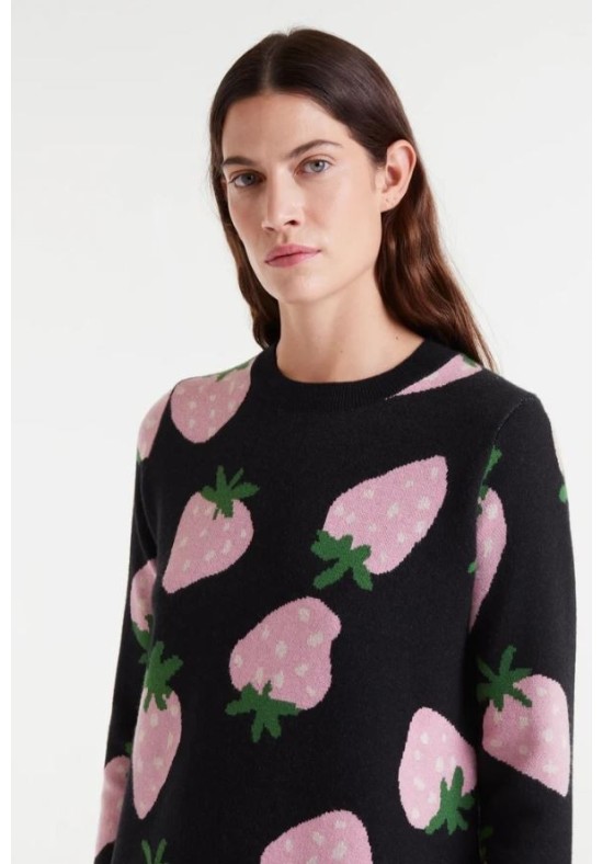 VESTIDO ESTAMPADO FRESAS