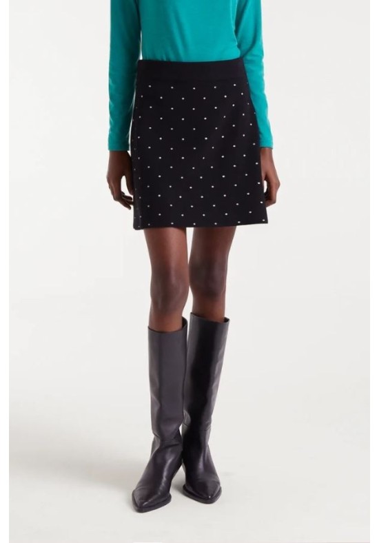 FALDA MINI PRINT PUNTOS