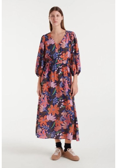 VESTIDO LARGO PRINT TIGERLILY