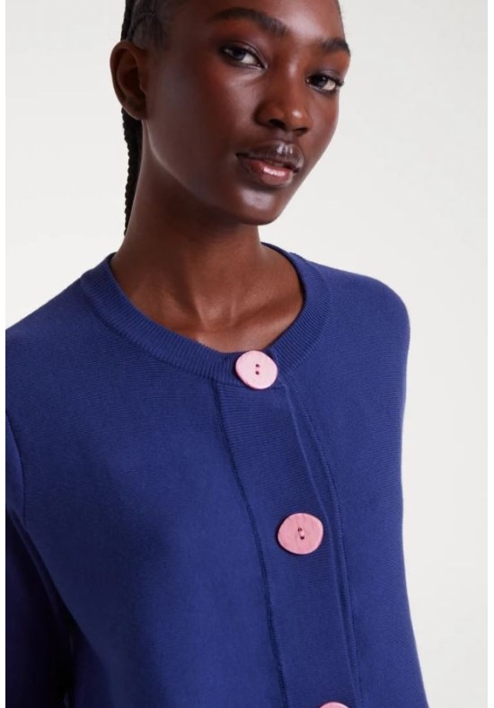 CARDIGAN EVASÉ NAVY BLUE