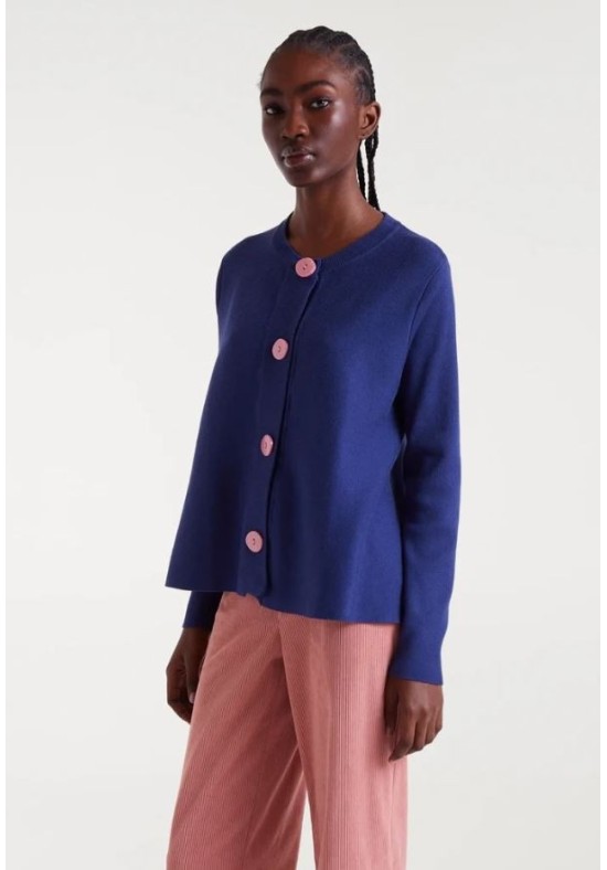 CARDIGAN EVASÉ NAVY BLUE