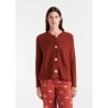 CARDIGAN EVASÉ MARRÓN