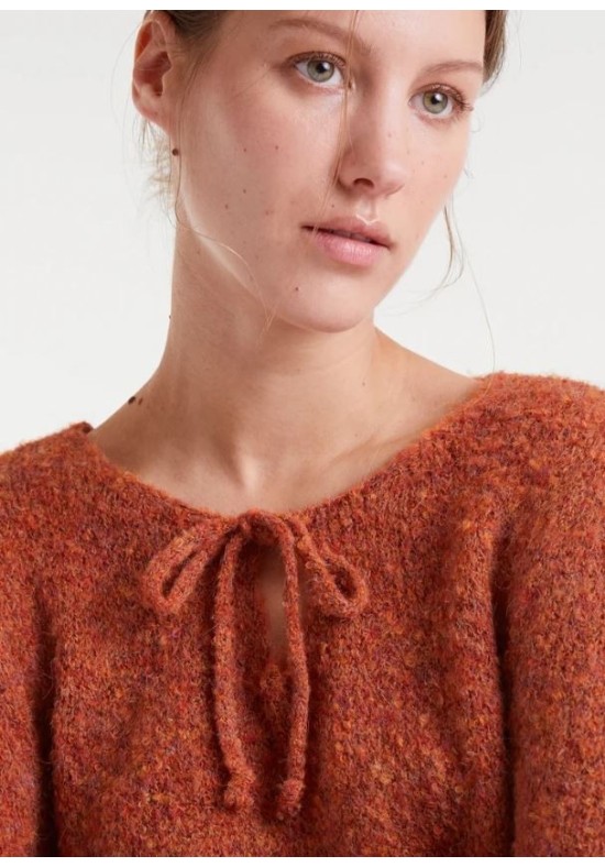 JERSEY NARANJA TEXTURA