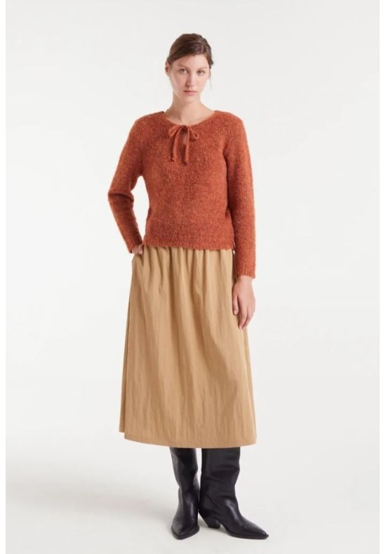 JERSEY NARANJA TEXTURA