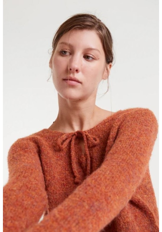 JERSEY NARANJA TEXTURA