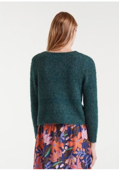 JERSEY VERDE TEXTURA