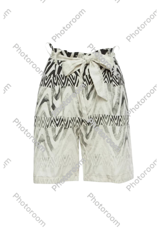 BERMUDAS DE TALLE ALTO CON DEGRADADO